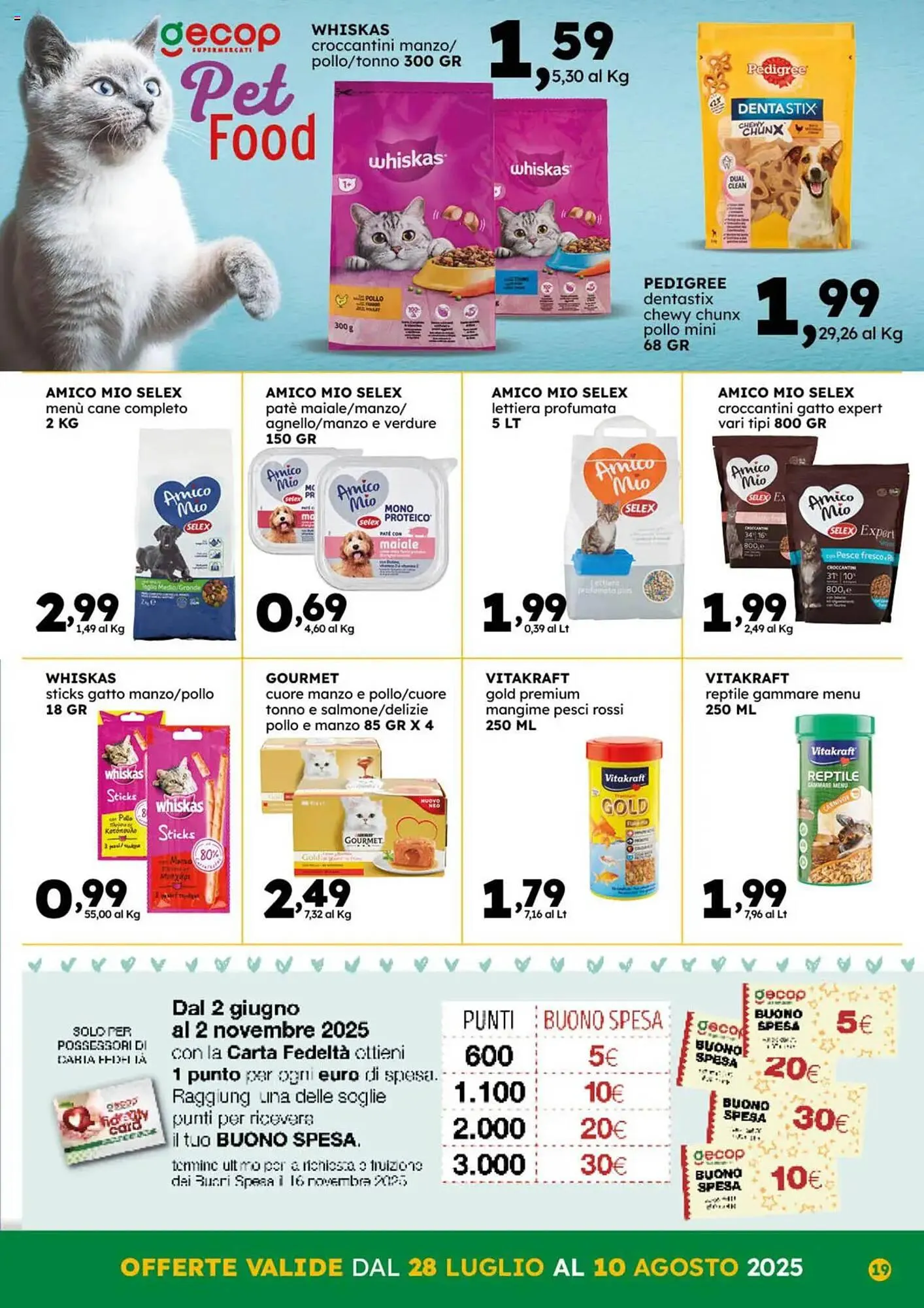 Volantino Gecop da 28 luglio a 10 agosto di 2025 - Pagina del volantino 19