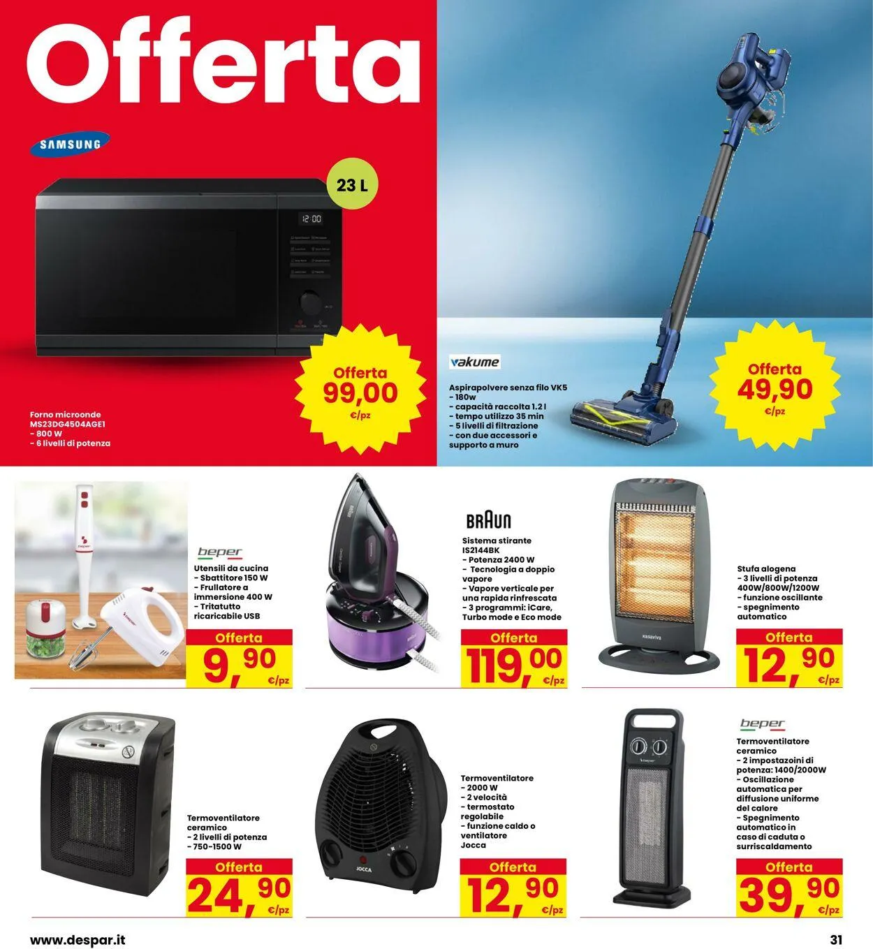 Interspar Volantino attuale da 23 ottobre a 5 novembre di 2025 - Pagina del volantino 31