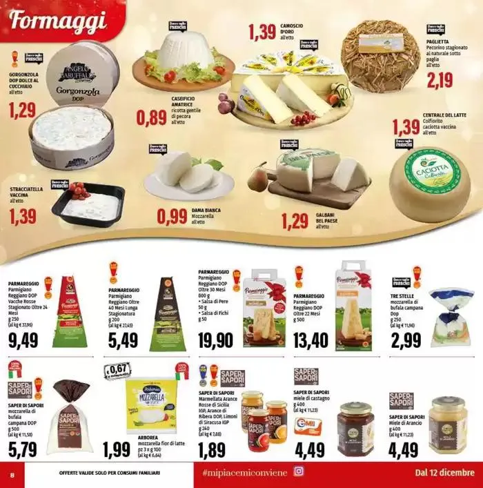 Il gusto delle feste da 20 dicembre a 24 dicembre di 2024 - Pagina del volantino 8