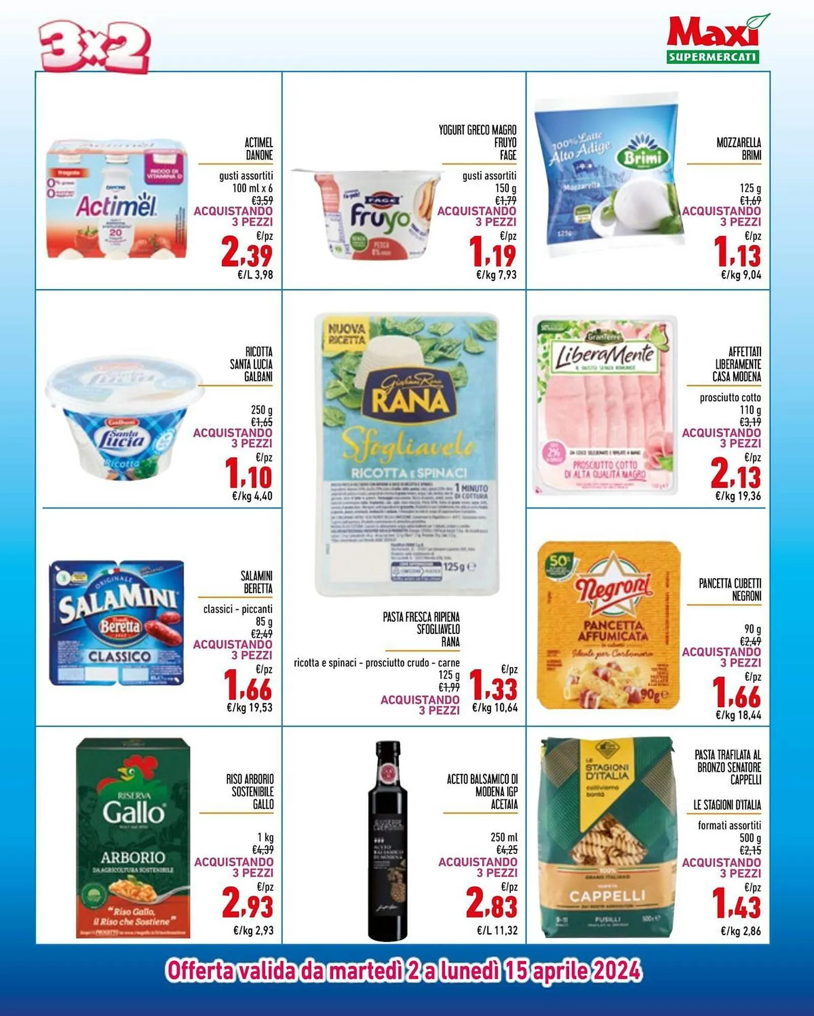 Volantino Maxi Supermercati da 2 aprile a 15 aprile di 2024 - Pagina del volantino 2