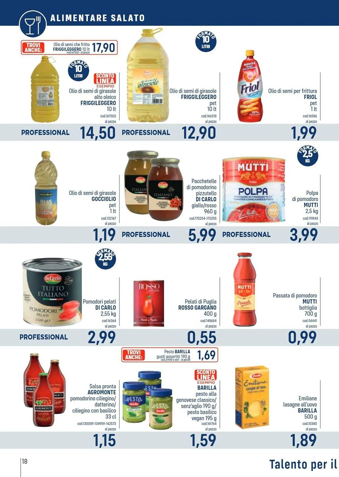 Volantino Talento Professional Store da 11 marzo a 24 marzo di 2024 - Pagina del volantino 18