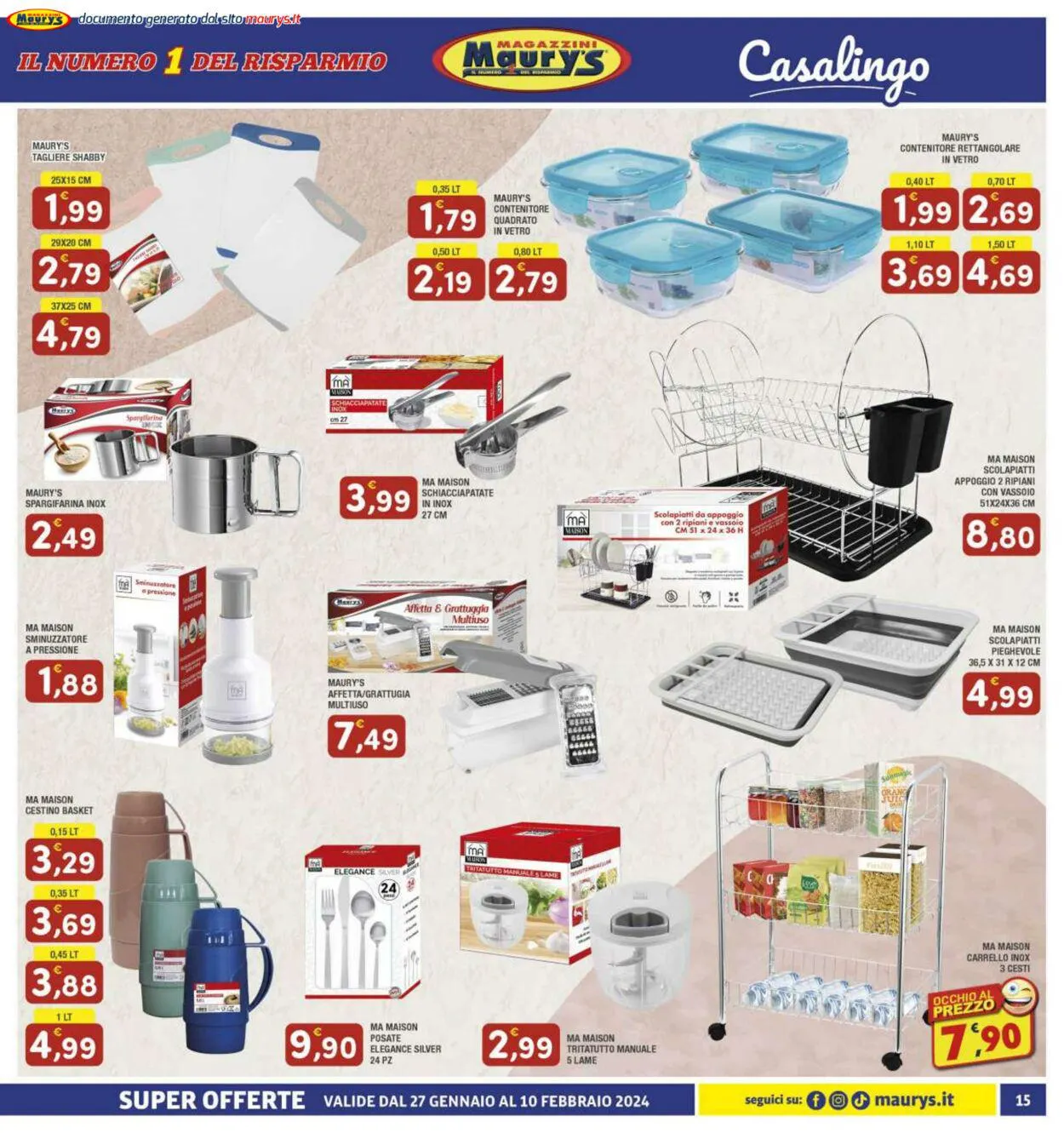 Maury's Volantino attuale da 27 gennaio a 10 febbraio di 2024 - Pagina del volantino 15