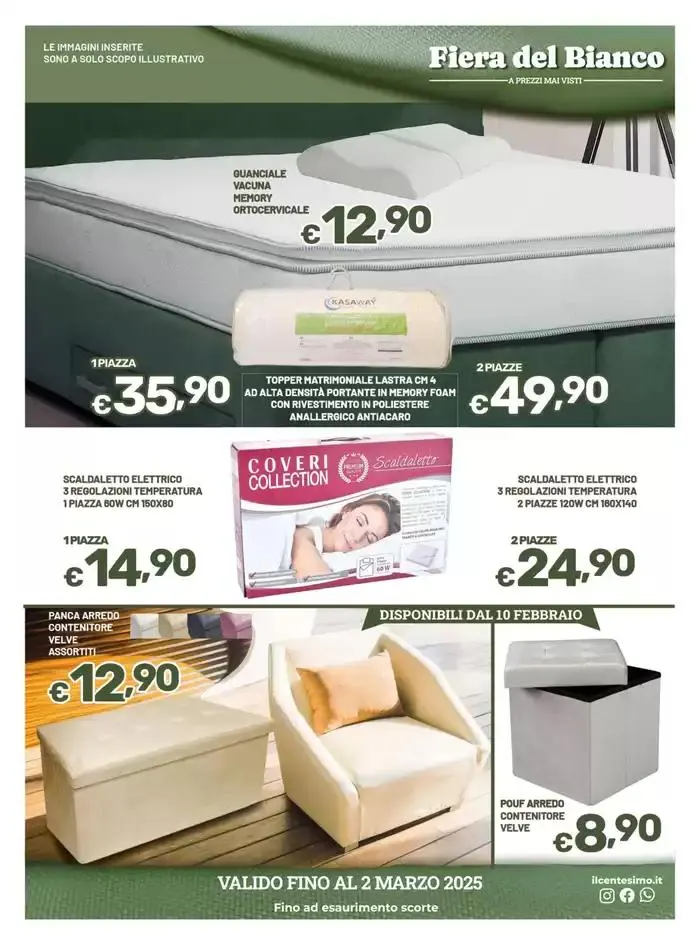 Fiera del bianco da 4 febbraio a 3 marzo di 2025 - Pagina del volantino 3