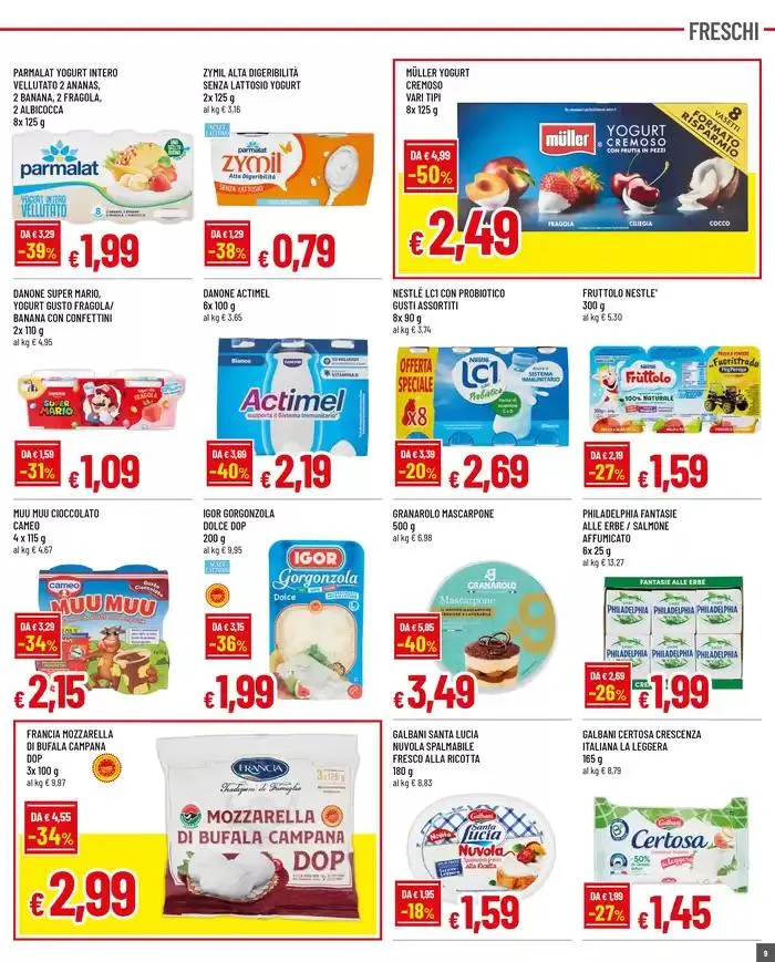 Sconti fino al 50% da 8 maggio a 21 maggio di 2025 - Pagina del volantino 9