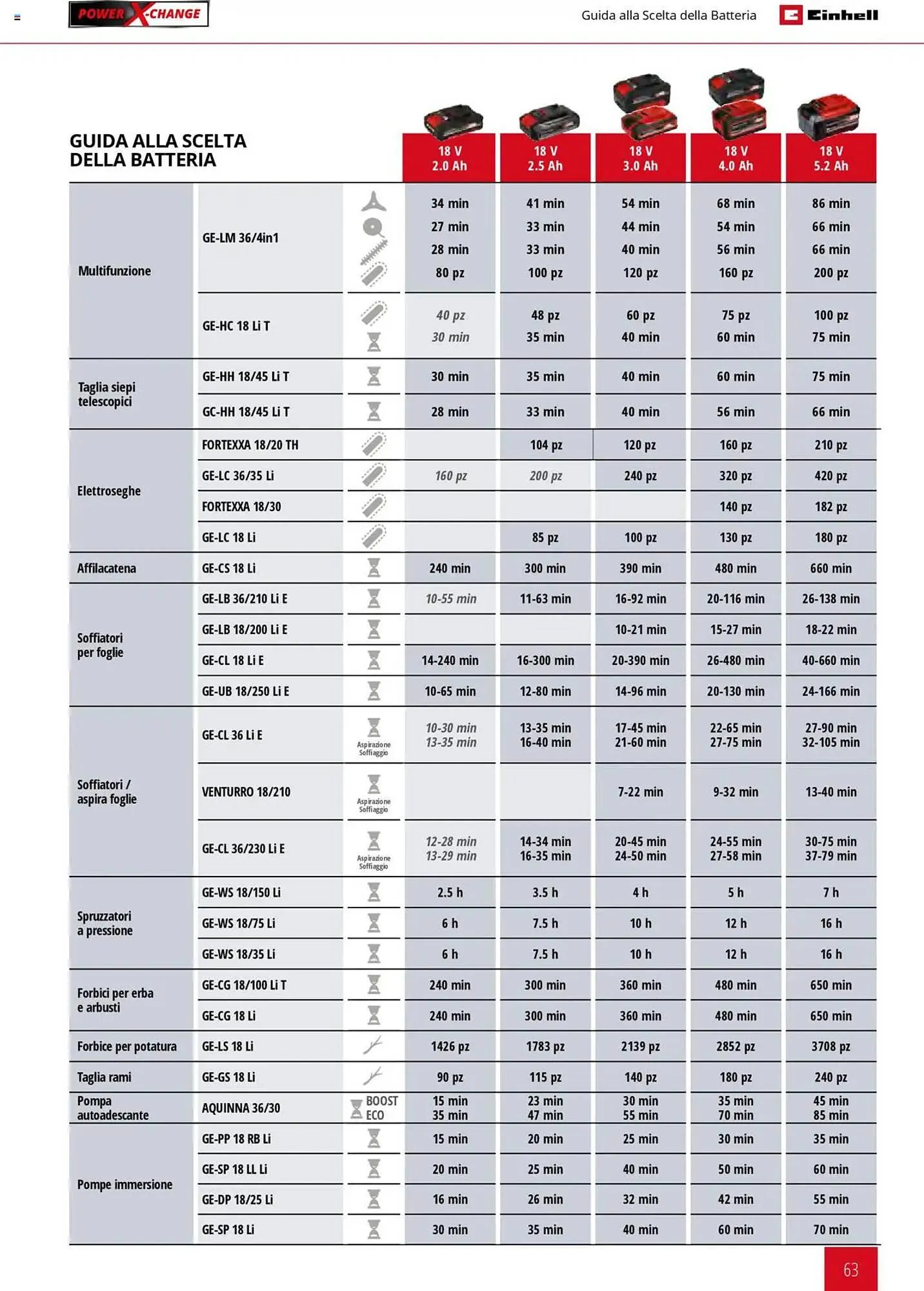 Volantino Einhell da 1 febbraio a 31 dicembre di 2025 - Pagina del volantino 63