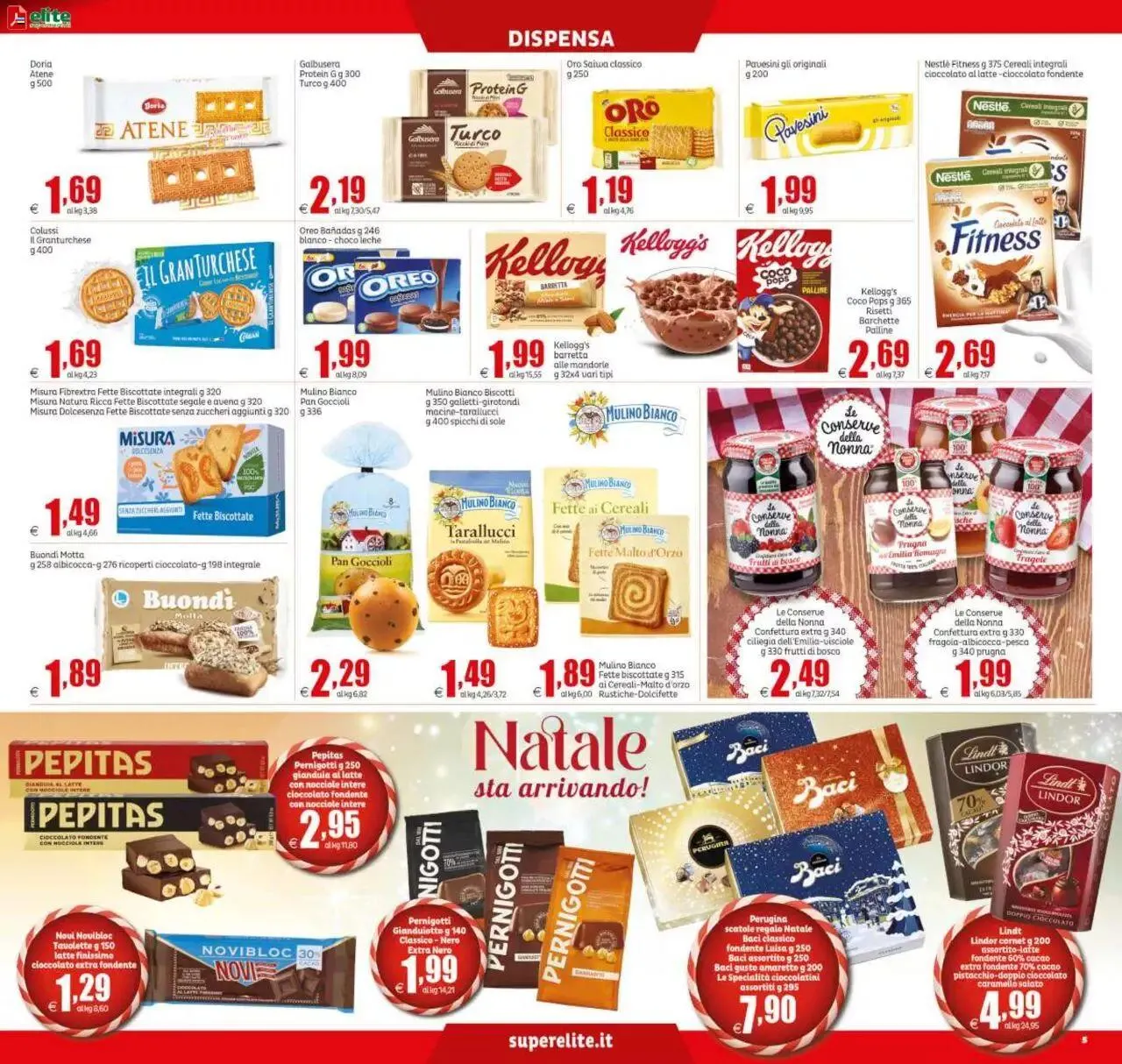 Volantino Elite Supermercati da 4 dicembre a 13 dicembre di 2023 - Pagina del volantino 5