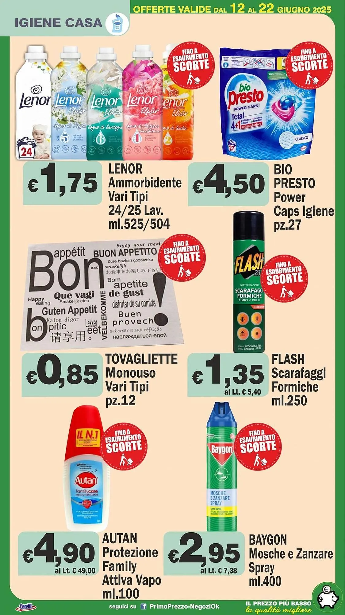 Volantino Primo Prezzo da 12 giugno a 22 giugno di 2025 - Pagina del volantino 25