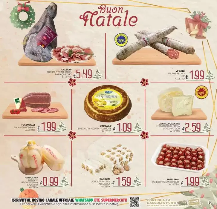 Qualita a prezzo bloccato da 10 dicembre a 26 dicembre di 2024 - Pagina del volantino 9