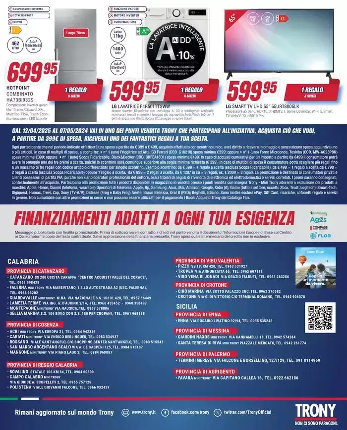 Il regalo lo scegli tu da Trony! da 12 aprile a 7 maggio di 2025 - Pagina del volantino 24