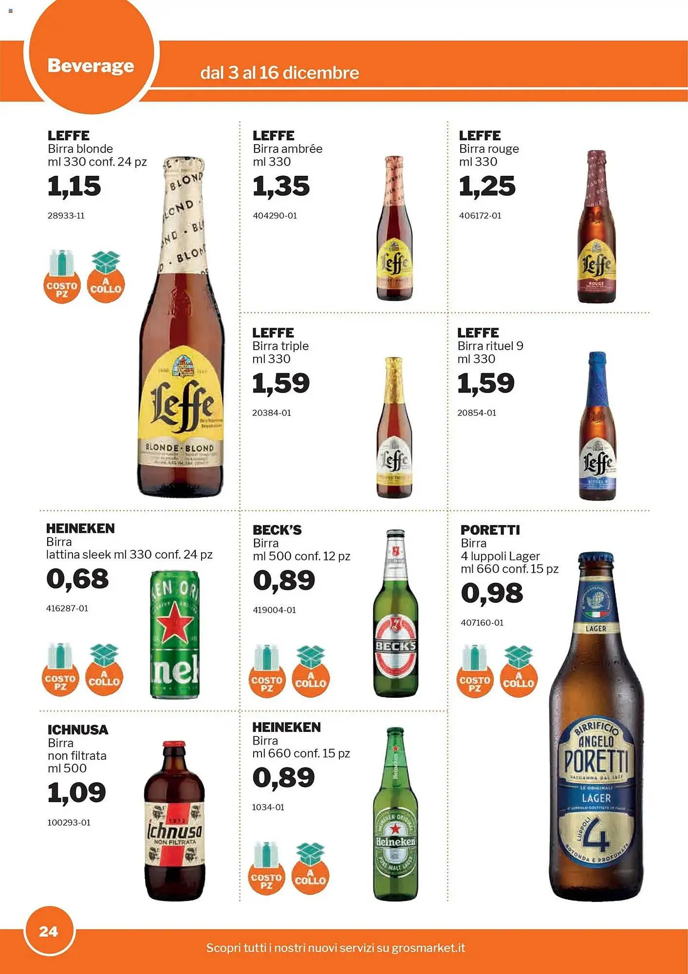 Volantino GrosMarket da 3 dicembre a 16 dicembre di 2025 - Pagina del volantino 24