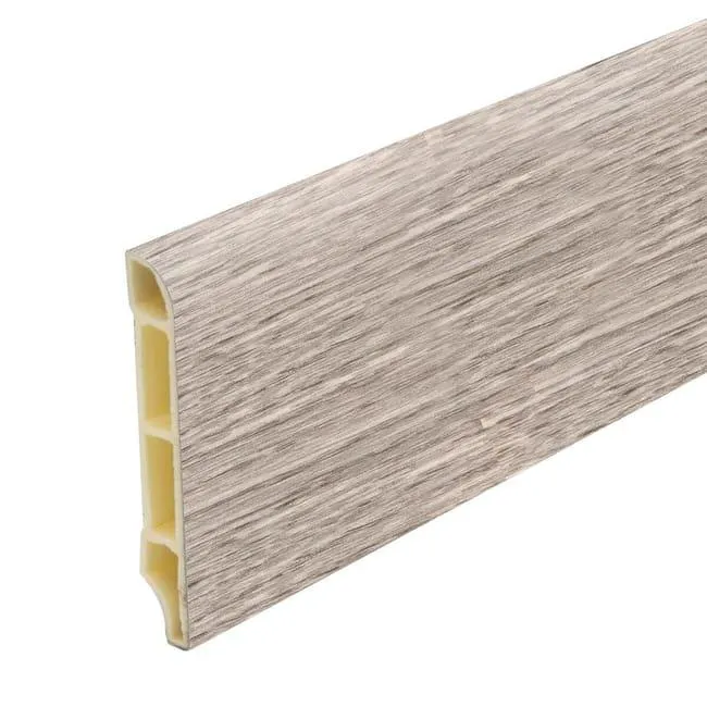 Battiscopa in pvc rovere grigio Sp 11 mm x H 7 x L 250 cm / 2.5 m