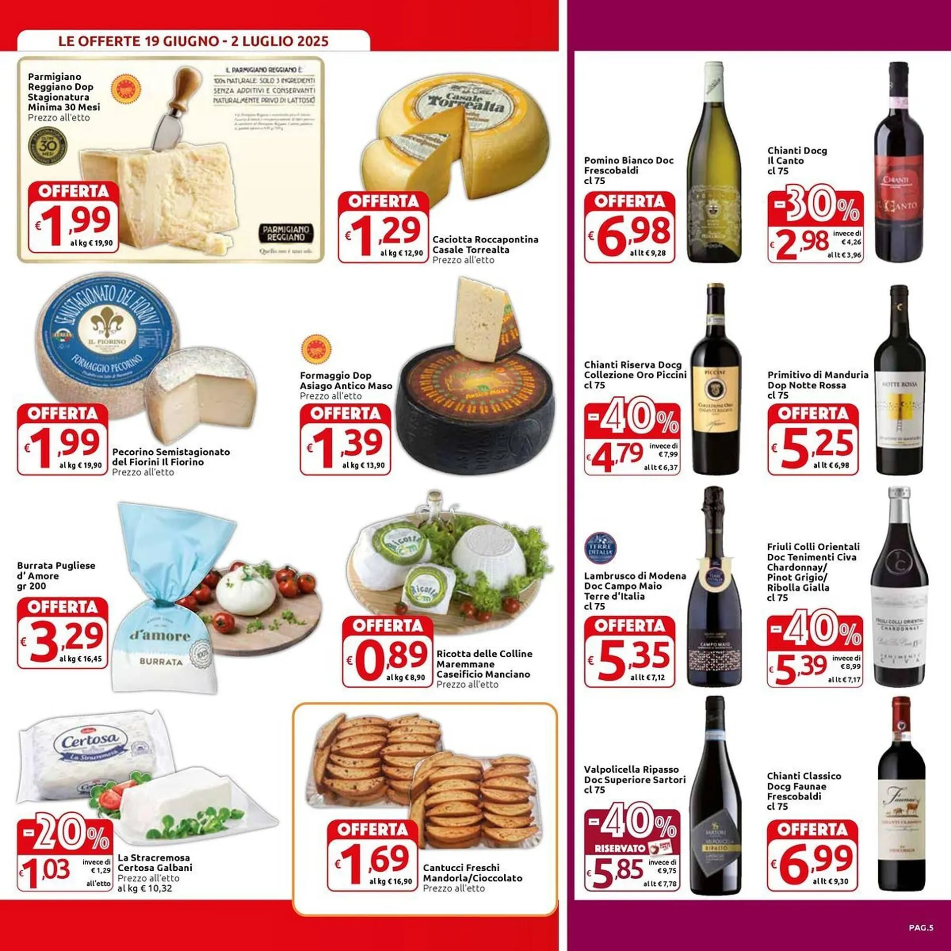 Volantino Carrefour Market da 19 giugno a 2 luglio di 2025 - Pagina del volantino 5