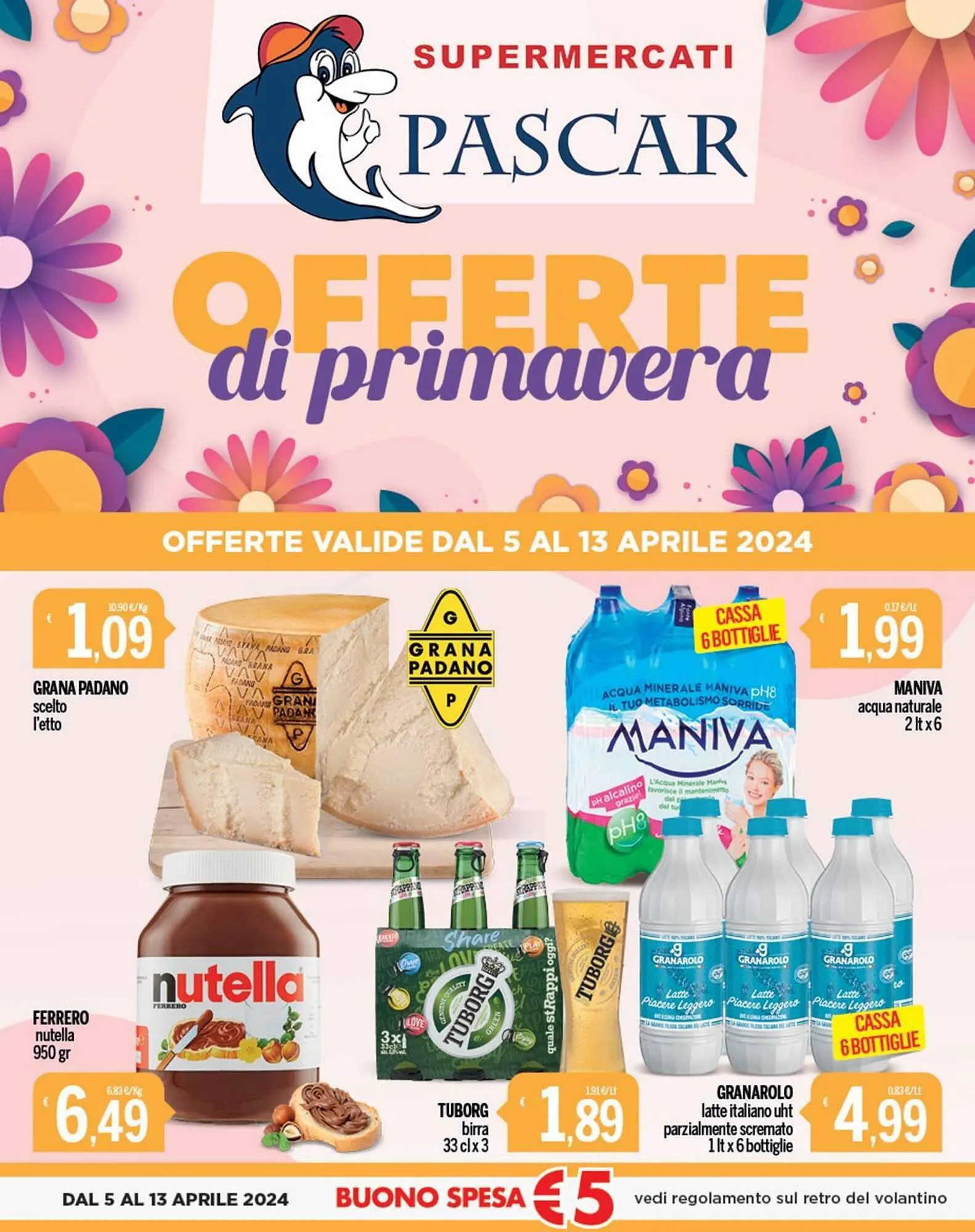 Volantino Gruppo Pascar da 5 aprile a 13 aprile di 2024 - Pagina del volantino 1