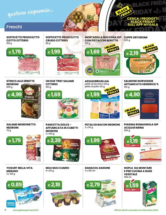 Sottocosto da 20 novembre a 3 dicembre di 2024 - Pagina del volantino 8