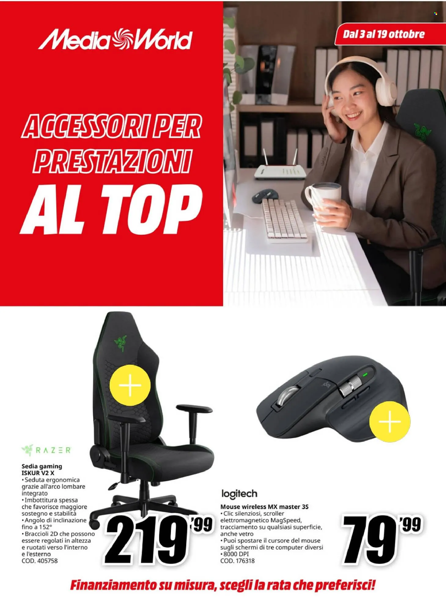 Volantino MediaWorld da 3 ottobre a 19 ottobre di 2025 - Pagina del volantino 1