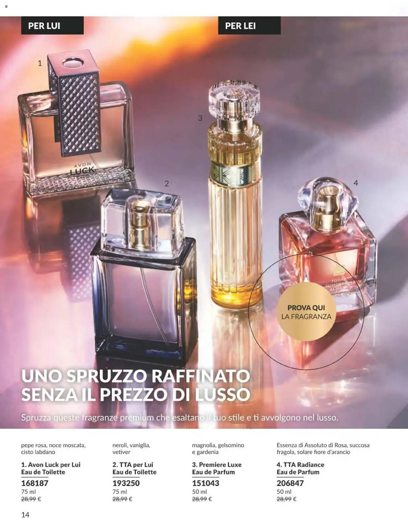 Catalogo Avon da 31 dicembre a 31 gennaio di 2026 - Pagina del volantino 14