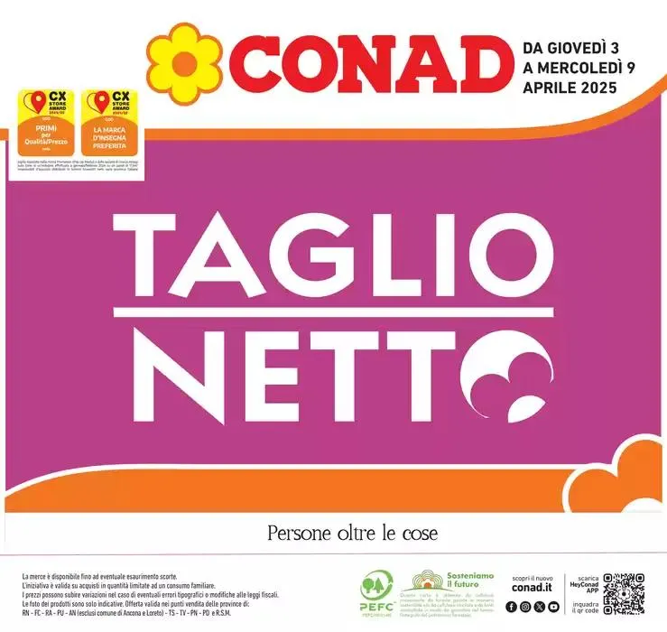 Taglio netto da 3 aprile a 9 aprile di 2025 - Pagina del volantino 1