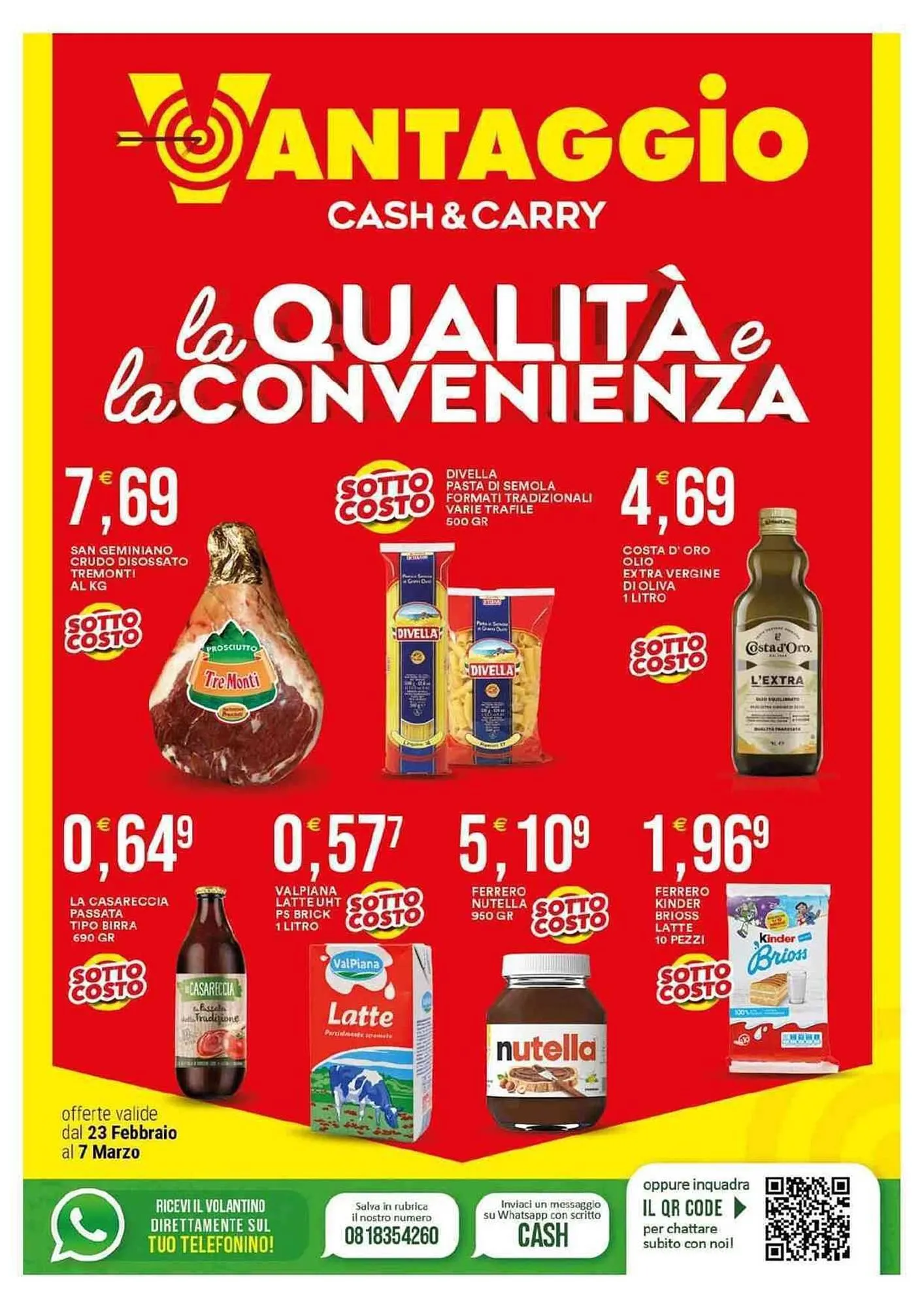 Volantino Vantaggio Cash&Carry da 23 febbraio a 7 marzo di 2026 - Pagina del volantino 1
