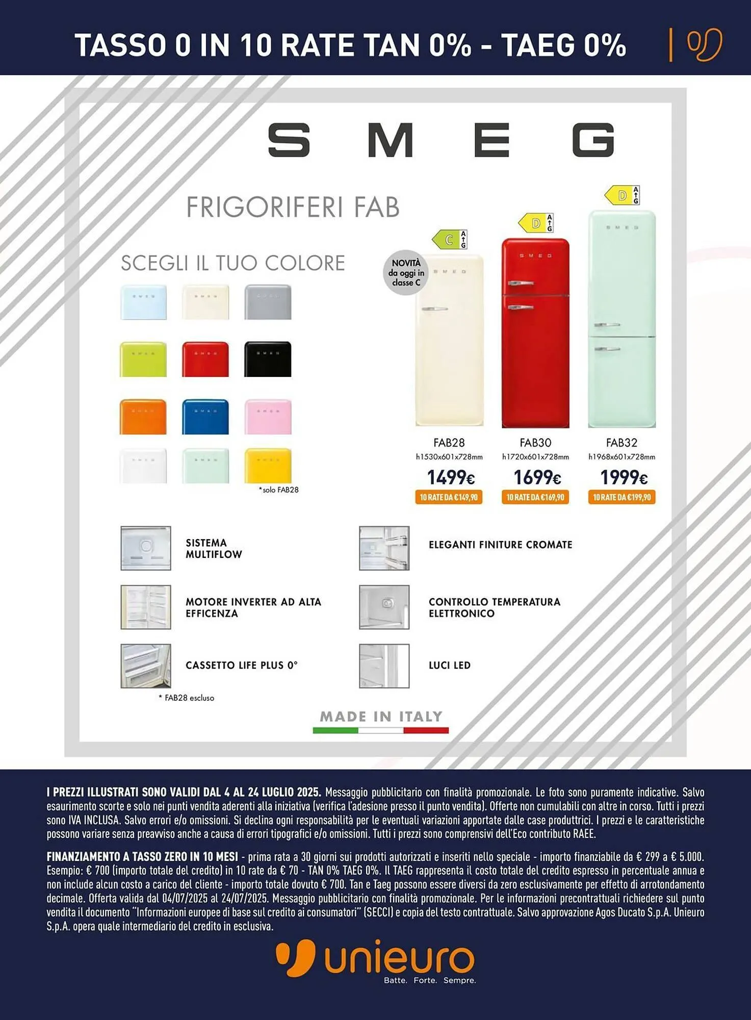 Volantino Unieuro da 4 luglio a 24 luglio di 2025 - Pagina del volantino 17