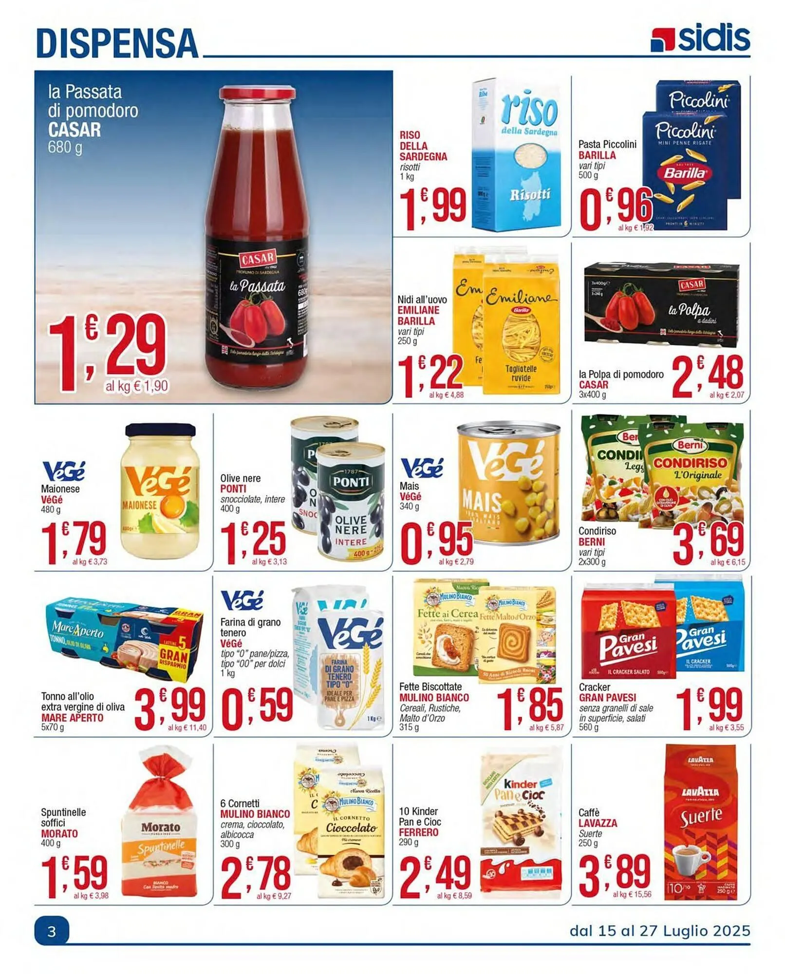 Volantino Sidis da 15 luglio a 27 luglio di 2025 - Pagina del volantino 3