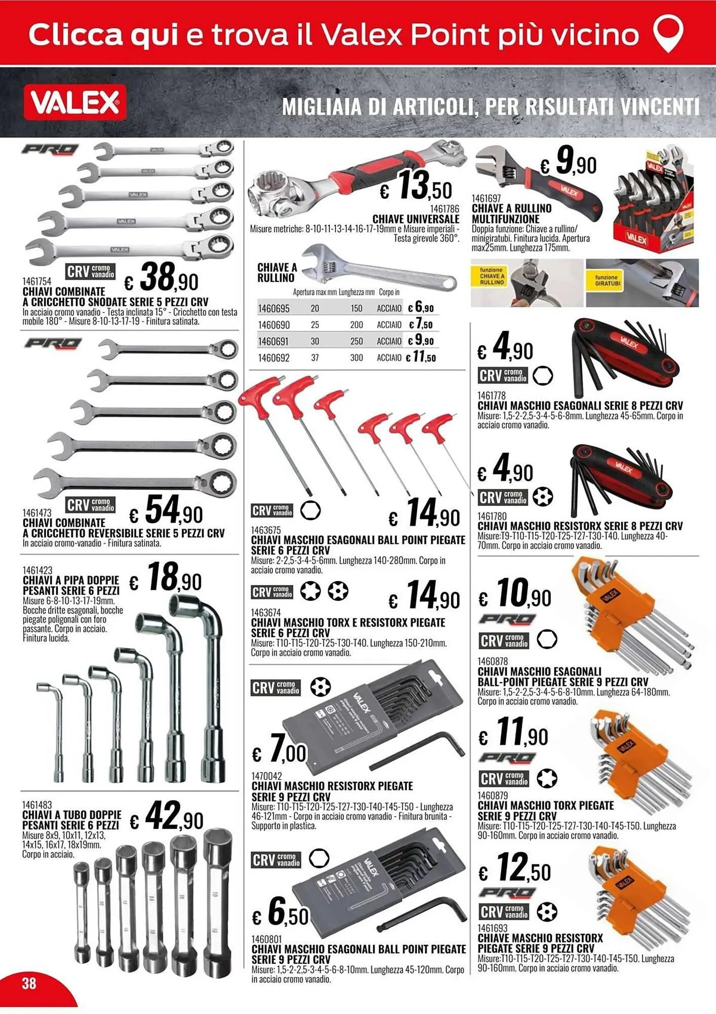 Volantino Valex da 5 marzo a 31 dicembre di 2025 - Pagina del volantino 38