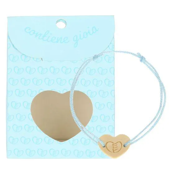 Cerimonia Solidale - scatolina azzurra con Filo d'Amore