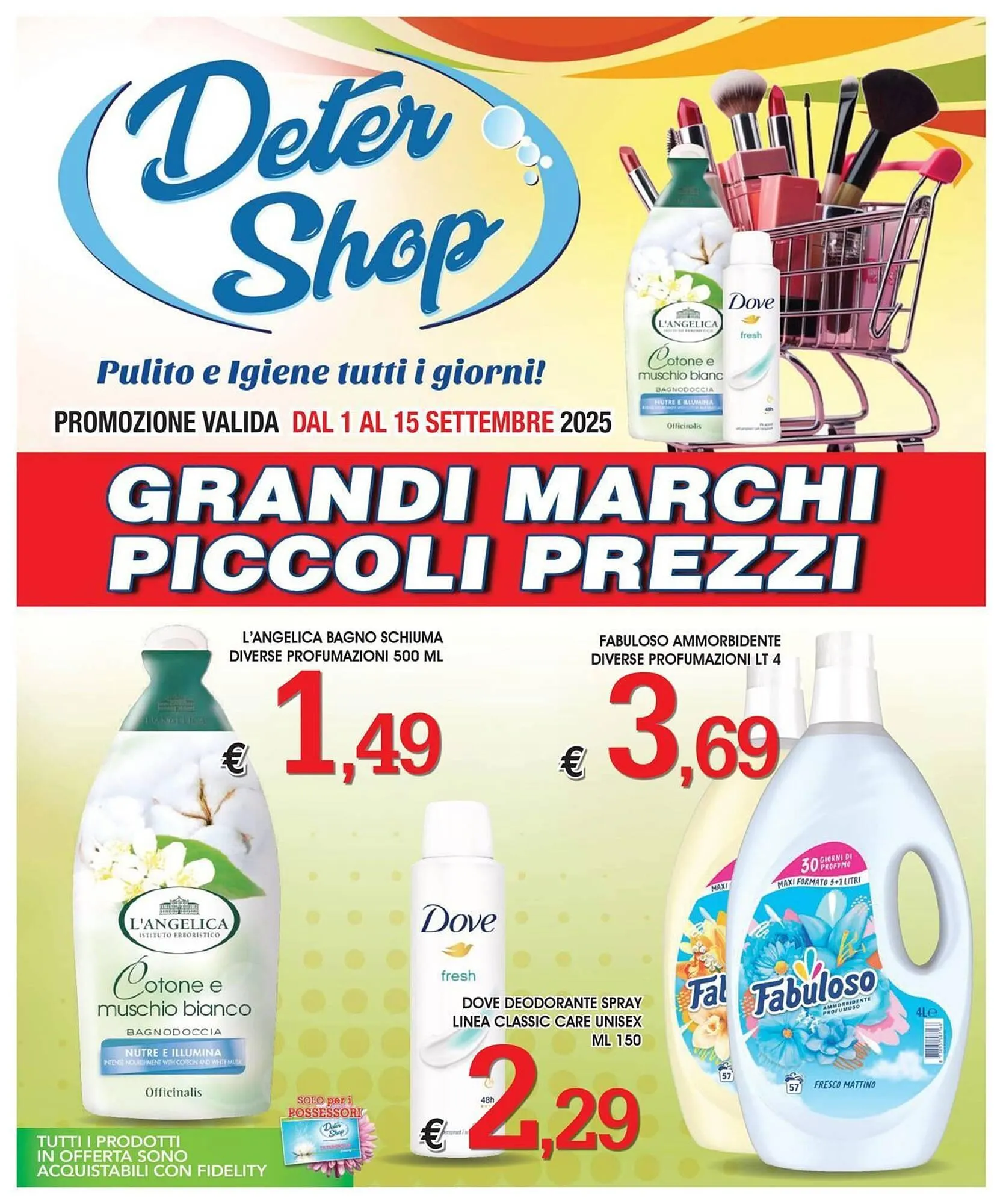 Volantino Deter Shop da 1 settembre a 15 settembre di 2025 - Pagina del volantino 1