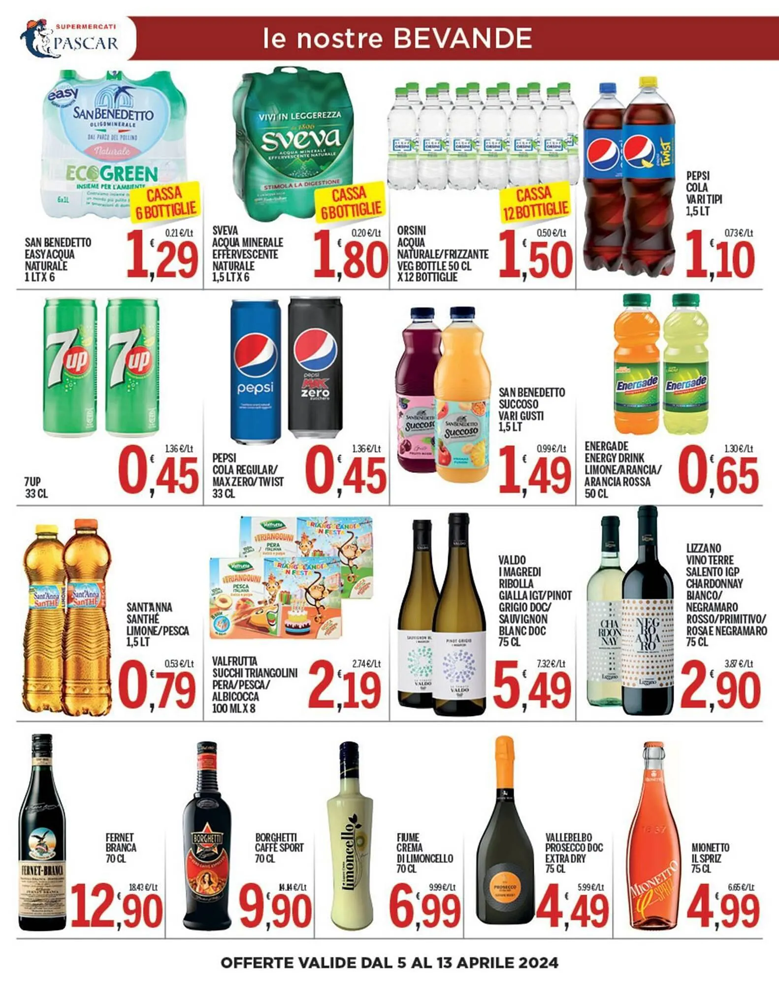 Volantino Gruppo Pascar da 5 aprile a 13 aprile di 2024 - Pagina del volantino 9