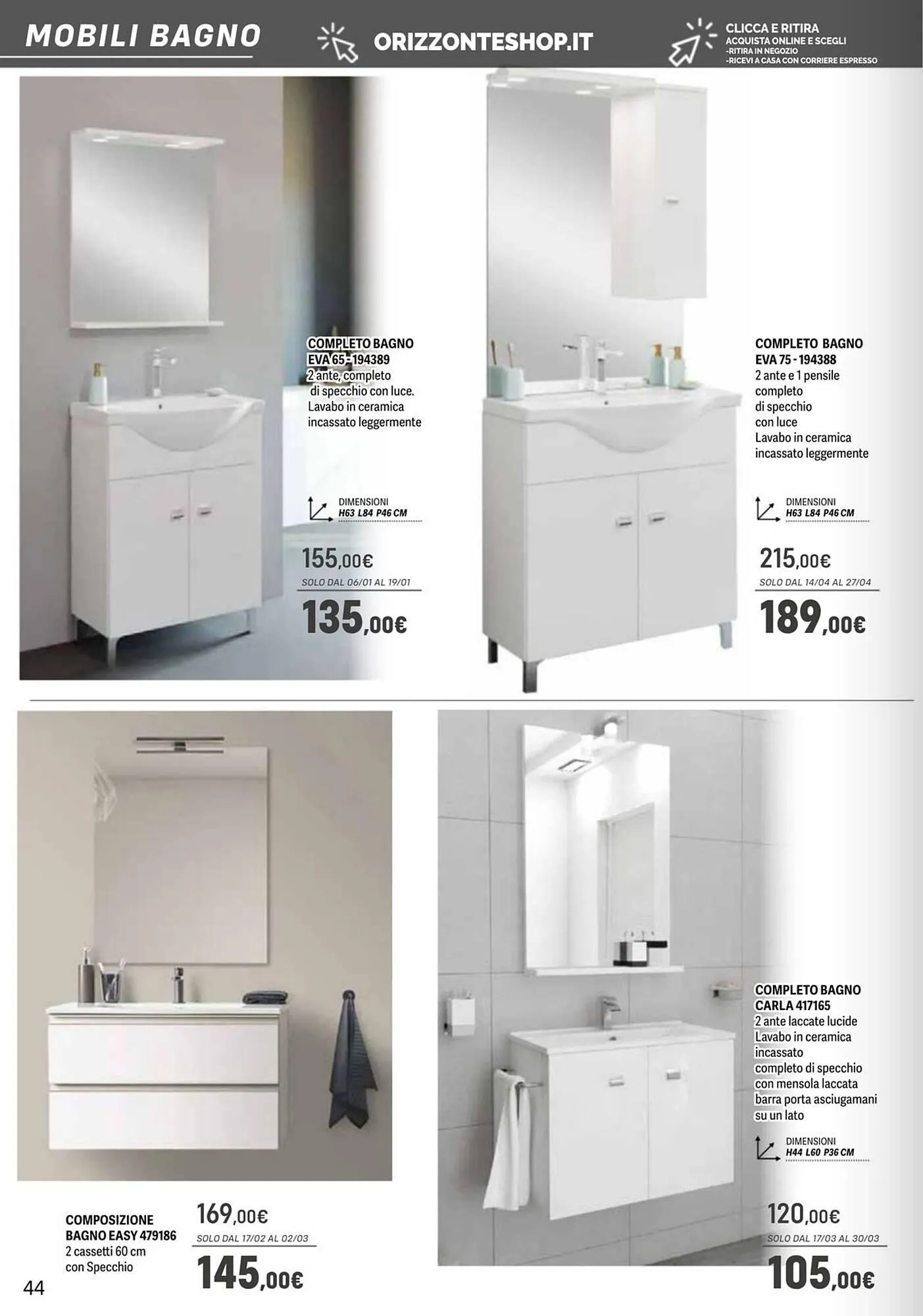 Volantino Orizzonte da 11 febbraio a 30 aprile di 2025 - Pagina del volantino 44