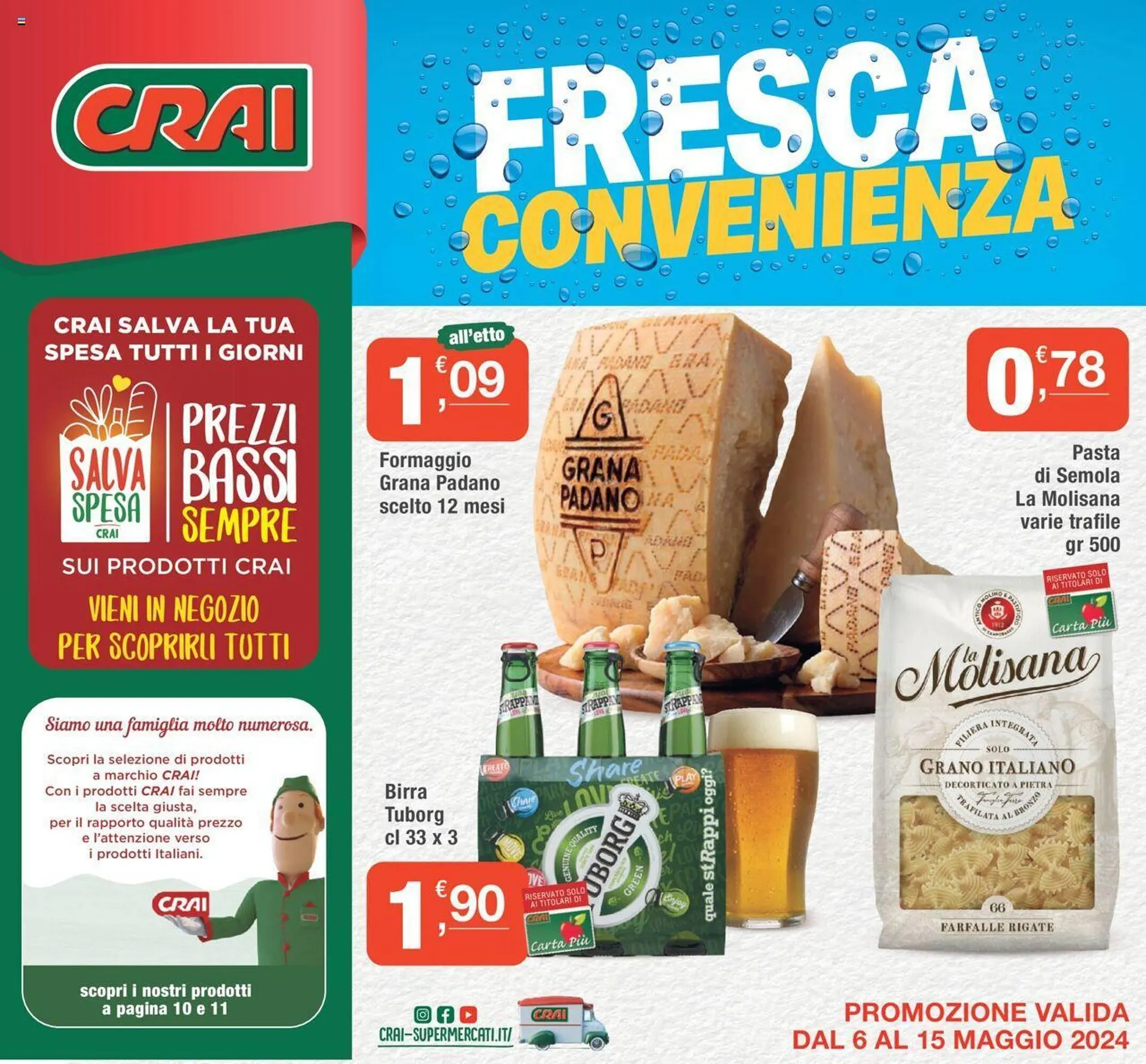 Volantino Crai da 6 maggio a 15 maggio di 2024 - Pagina del volantino 1