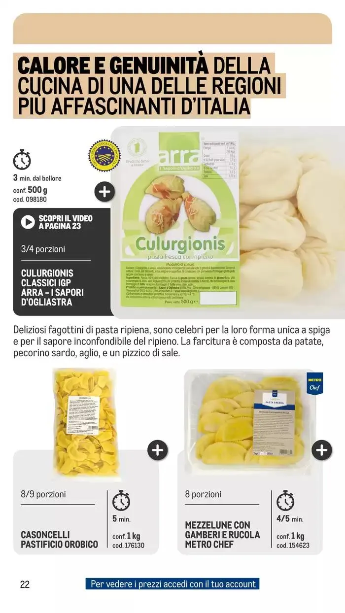 Catalogo pasta fresca da 2 ottobre a 30 settembre di 2025 - Pagina del volantino 22