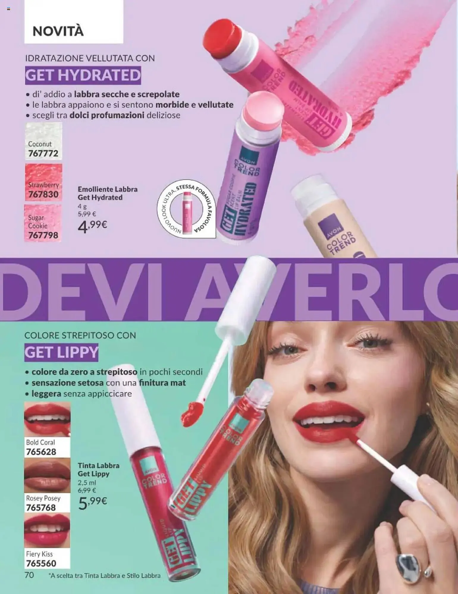 Catalogo Avon da 1 ottobre a 31 ottobre di 2025 - Pagina del volantino 70