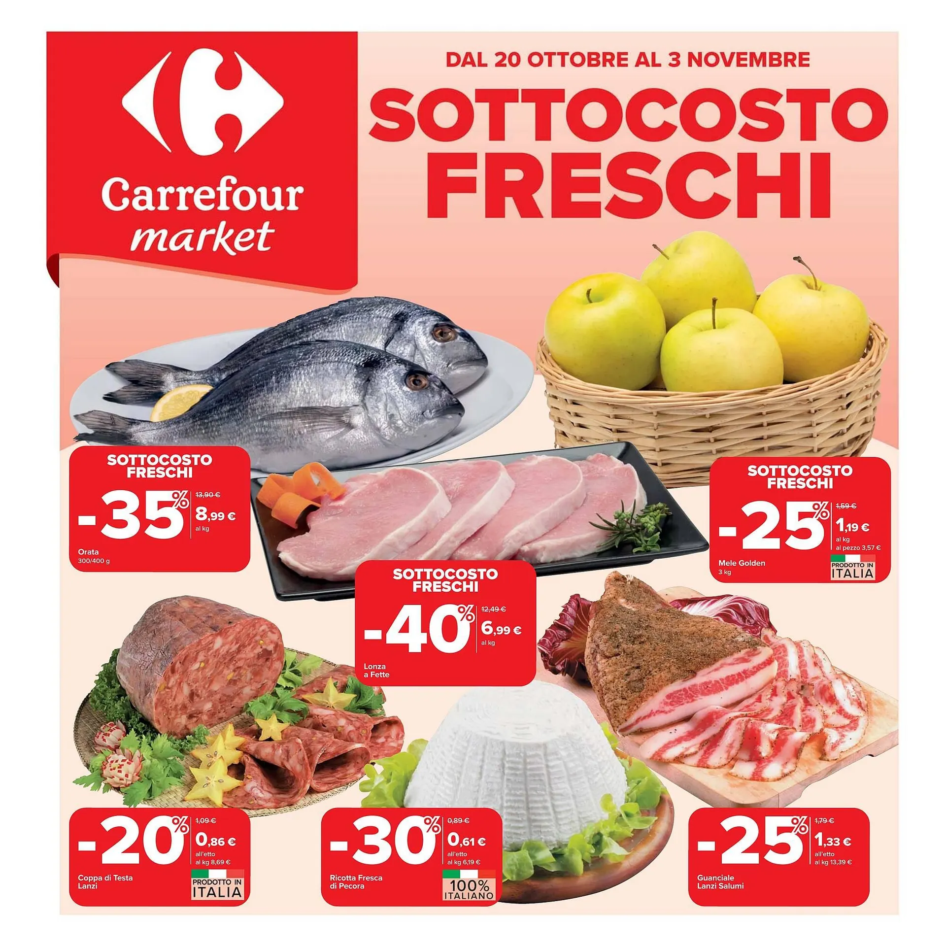 Volantino Carrefour Market da 20 ottobre a 3 novembre di 2025 - Pagina del volantino 1