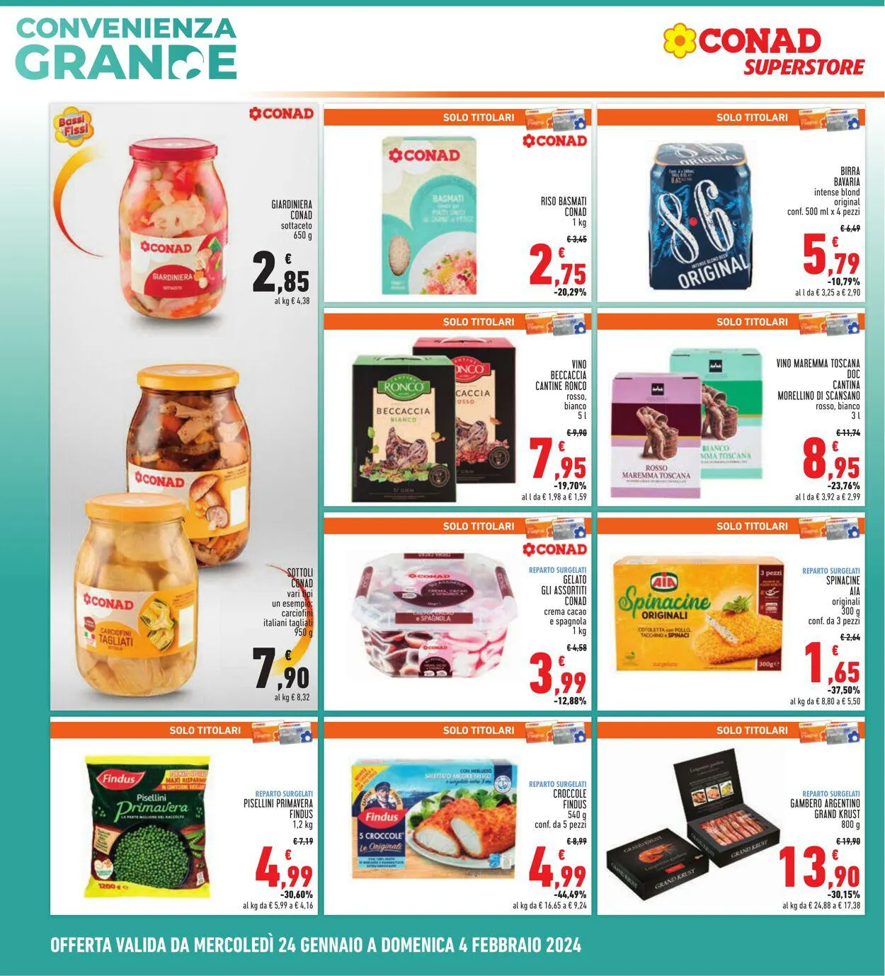 Conad - Superstore - Roma Volantino attuale da 24 gennaio a 4 febbraio di 2024 - Pagina del volantino 2