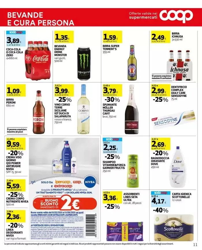 -25% su prodotti della linea da 27 marzo a 9 aprile di 2025 - Pagina del volantino 11