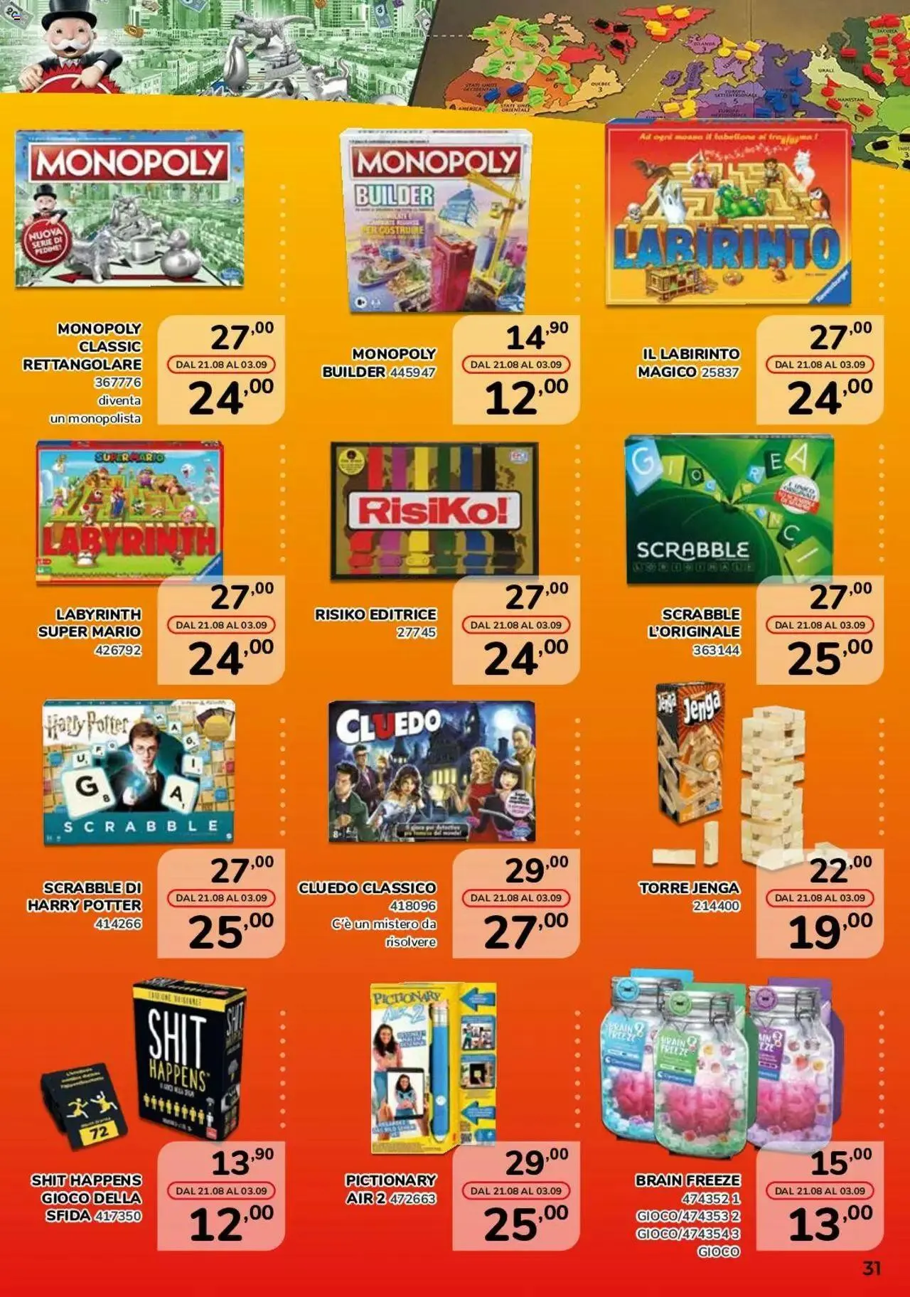 Orizzonte - Entra in un mondo Fantastico da 14 agosto a 29 ottobre di 2023 - Pagina del volantino 31