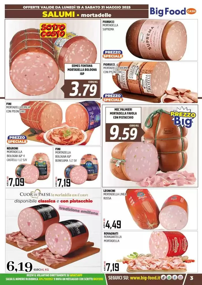 OFFERTE VALIDE DA LUNEDÌ 19 A SABATO 31 MAGGIO da 19 maggio a 31 maggio di 2025 - Pagina del volantino 3