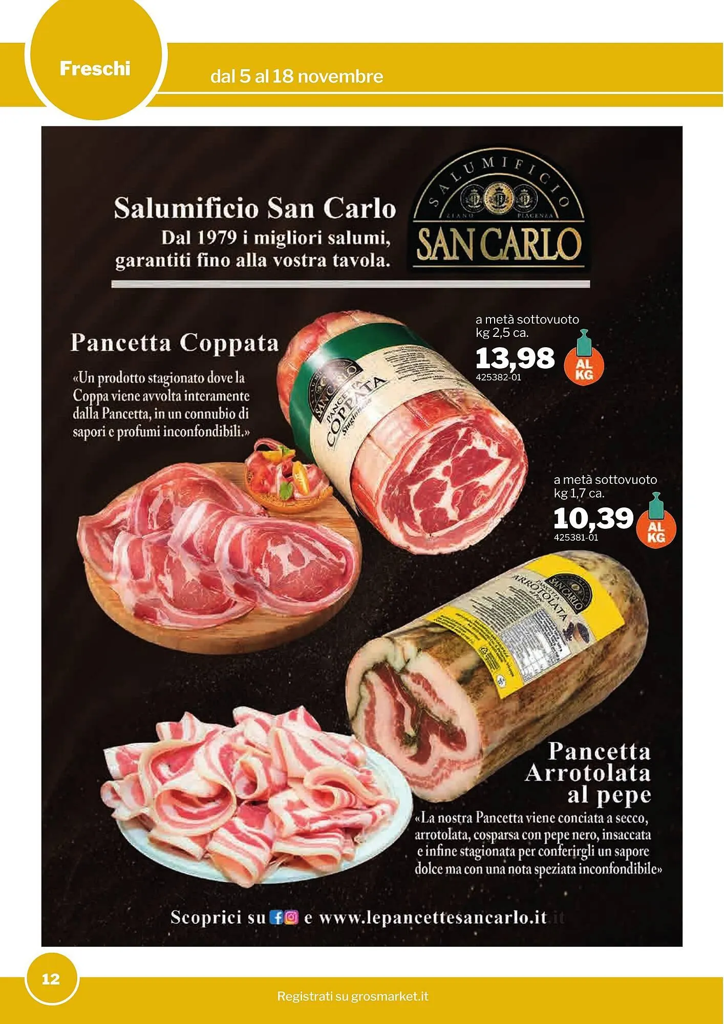 Volantino GrosMarket da 5 novembre a 18 novembre di 2025 - Pagina del volantino 12