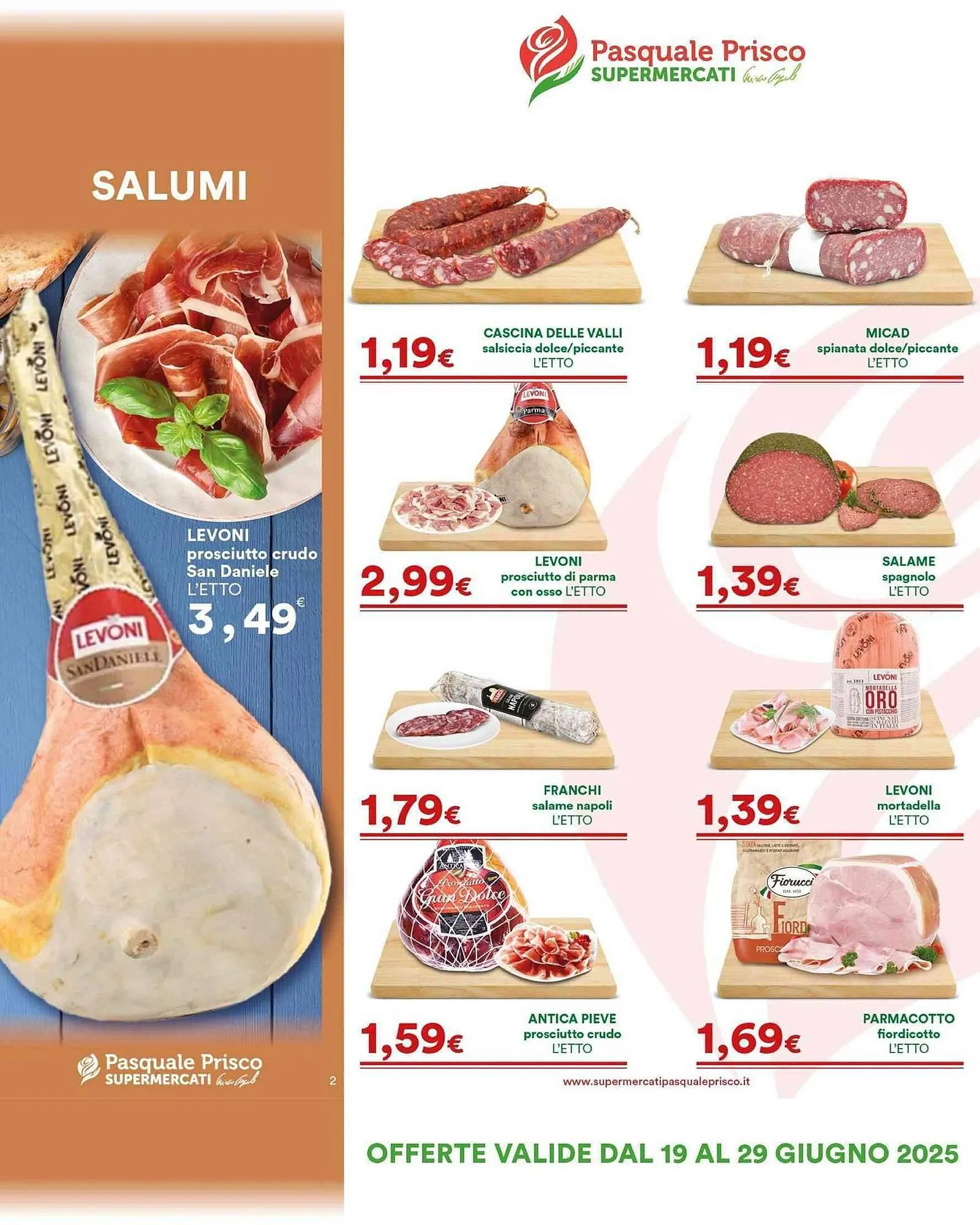Volantino Supermercati Pasquale Prisco da 28 luglio a 10 agosto di 2025 - Pagina del volantino 2