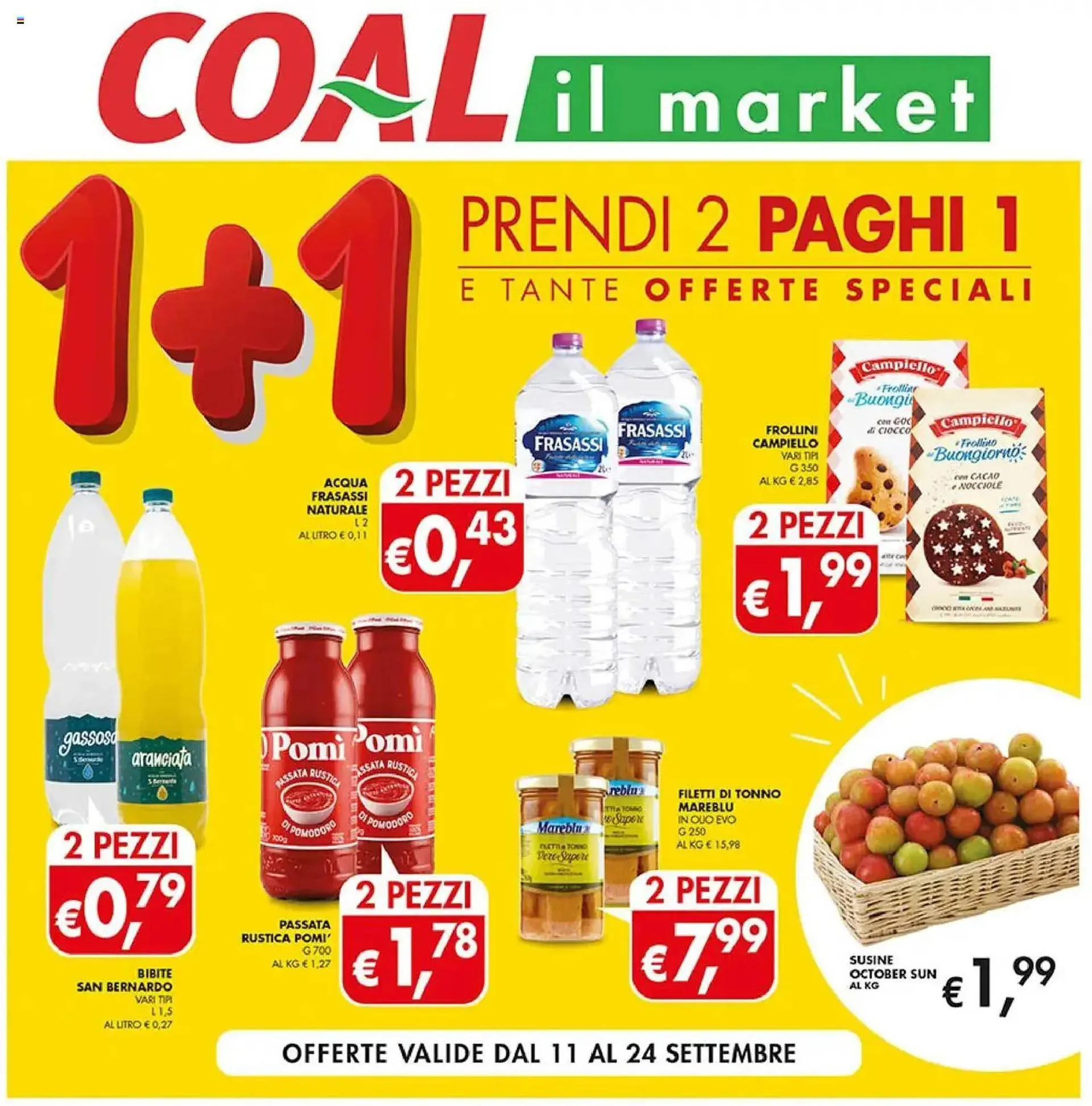 Volantino Coal da 11 settembre a 24 settembre di 2025 - Pagina del volantino 1
