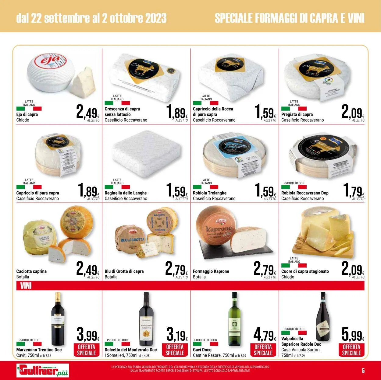 Gulliver da 22 settembre a 2 ottobre di 2023 - Pagina del volantino 5