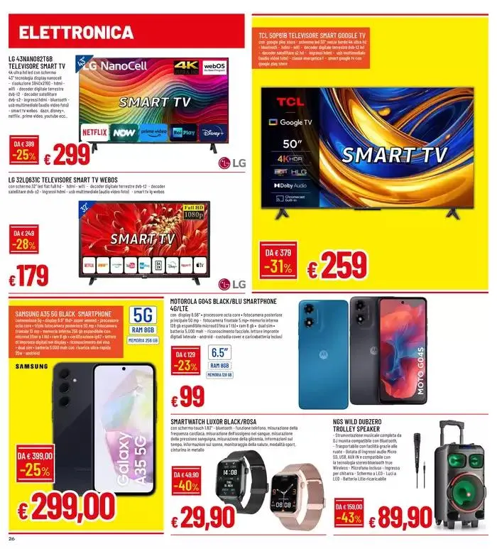 GALASSIA SCONTI 30/40/50% da 22 aprile a 4 maggio di 2025 - Pagina del volantino 26