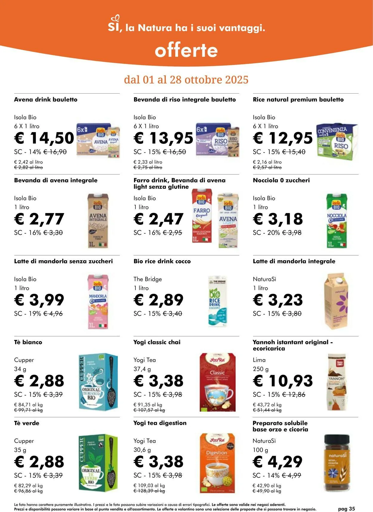 Natura Sì Volantino attuale da 6 novembre a 20 novembre di 2025 - Pagina del volantino 34