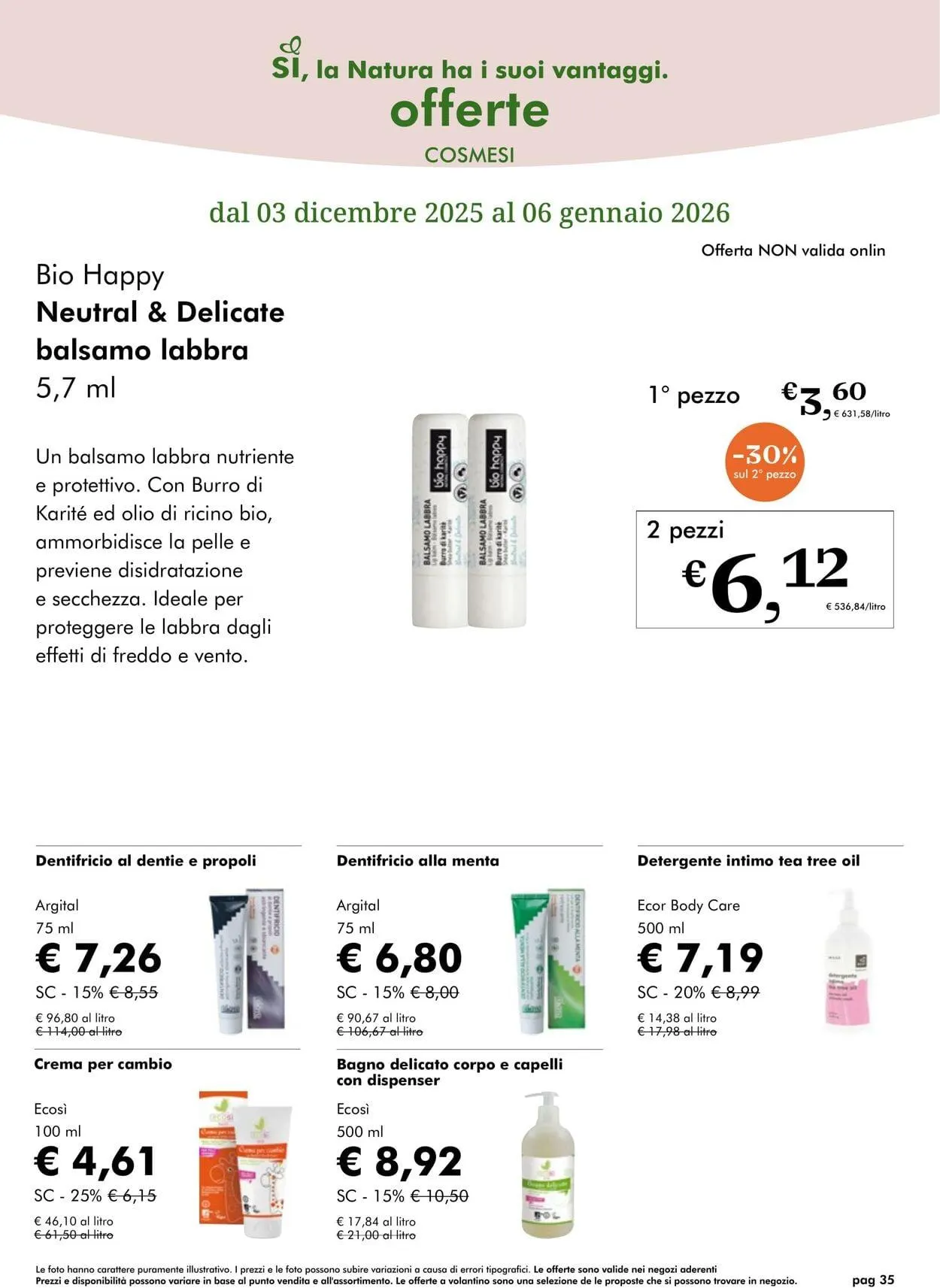Natura Sì Volantino attuale da 29 gennaio a 12 febbraio di 2026 - Pagina del volantino 35