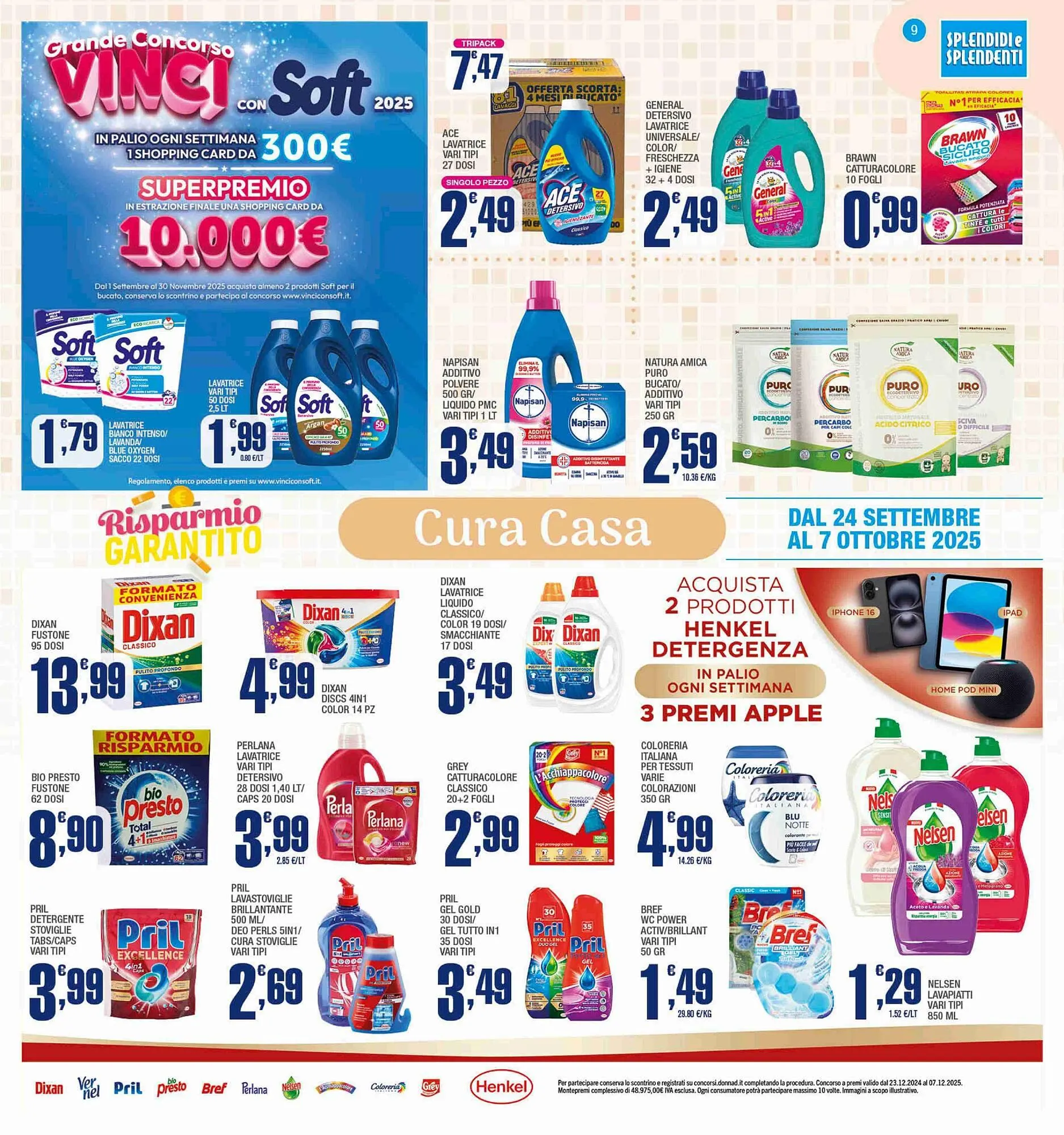 Volantino Splendidi e Splendenti da 24 settembre a 7 ottobre di 2025 - Pagina del volantino 9