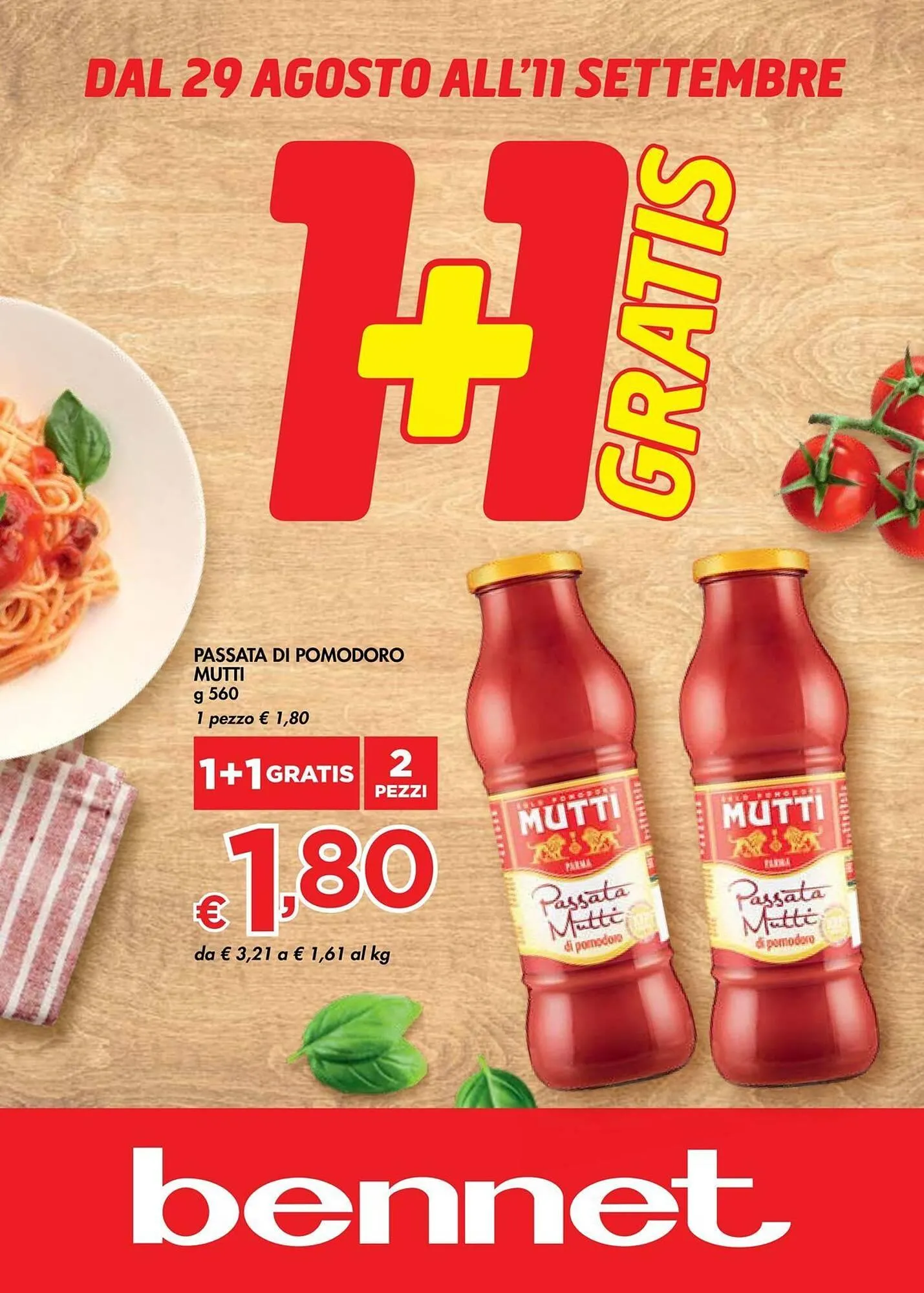 Volantino Bennet da 29 agosto a 11 settembre di 2024 - Pagina del volantino 1