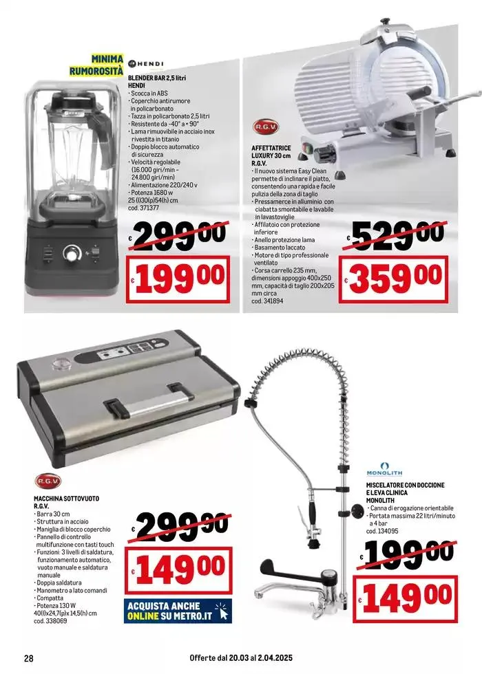 Offerte per te -Area 1 da 20 marzo a 2 aprile di 2025 - Pagina del volantino 28