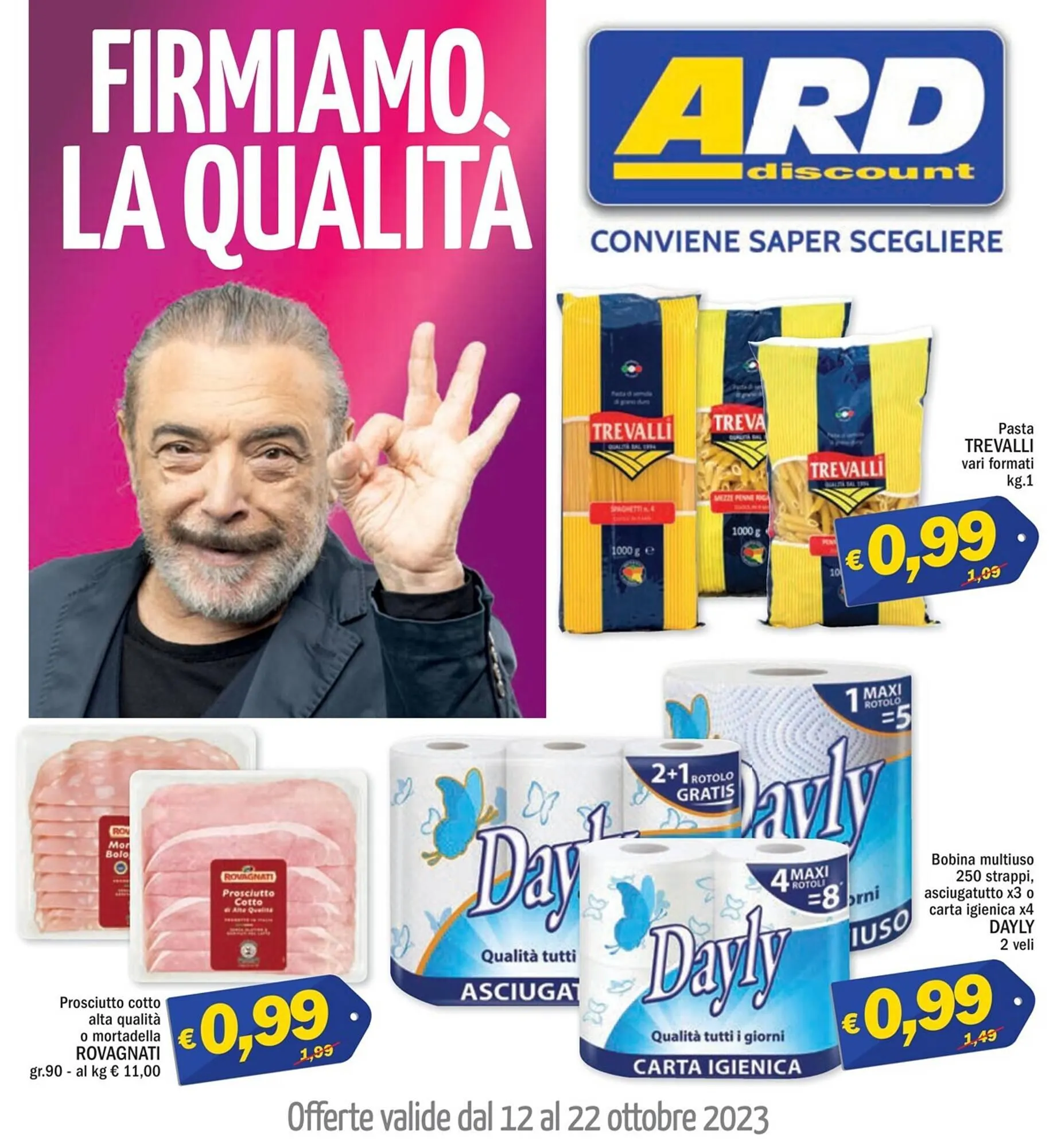 Volantino Ard Discount da 12 ottobre a 22 ottobre di 2023 - Pagina del volantino 1