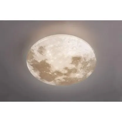 Plafoniera LED Moonika 1500 lm bianco caldo Ø 40 cm