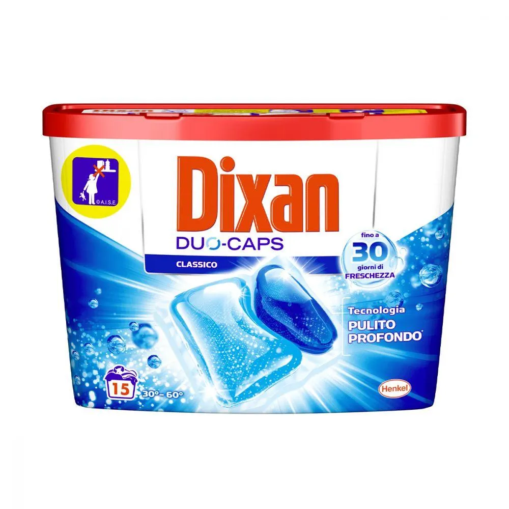 Dixan Detersivo Lavatrice Duocaps Classic 15pz.